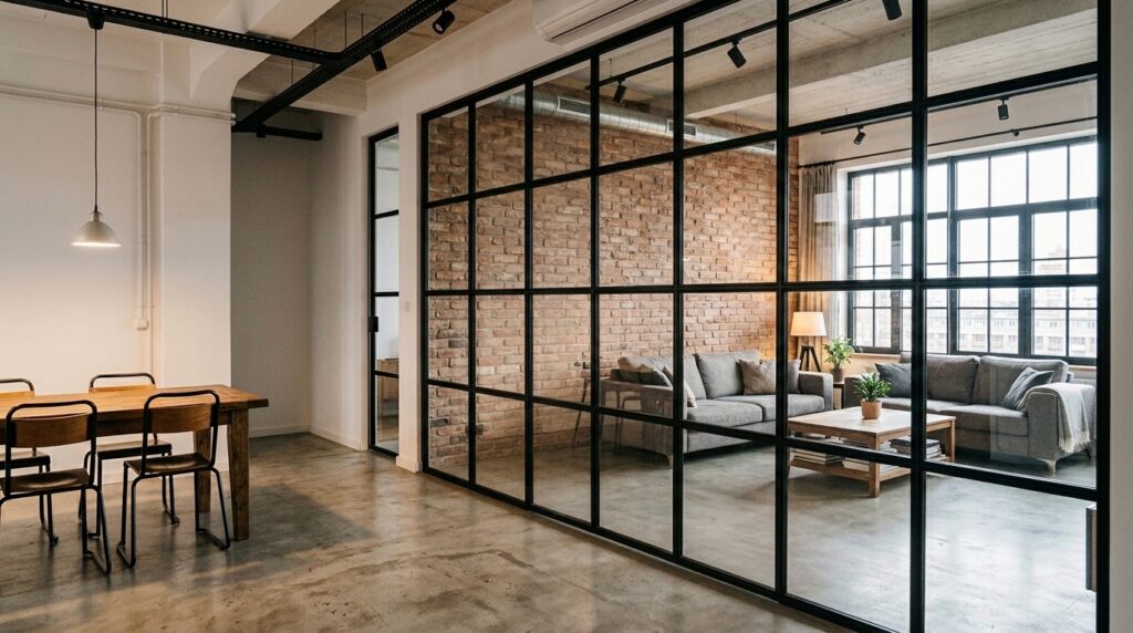 ścianki loft metalowo-szklane. spawanie udt gniezno tig